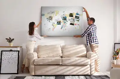 Tableau en liège déco Noms de pays