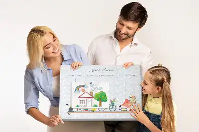 Tableau de liège Calendrier hebdomadaire mural