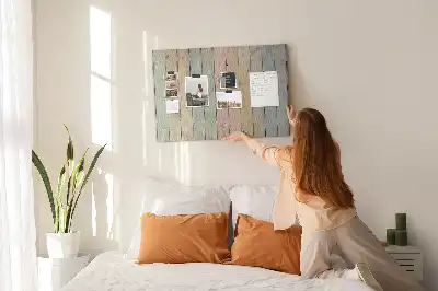 Tableau d’affichage en liège Planches colorées