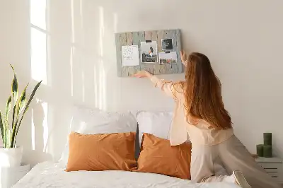 Tableau d’affichage en liège Planches colorées