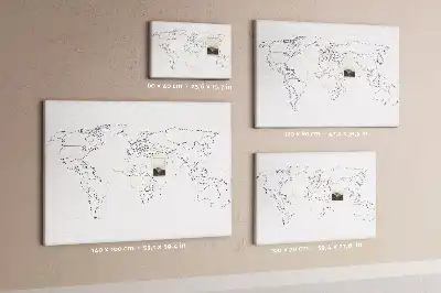 Tableau d’affichage en liège Citation de voyageur vagabond