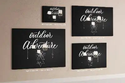 Tableau en liège déco Voyage et aventure