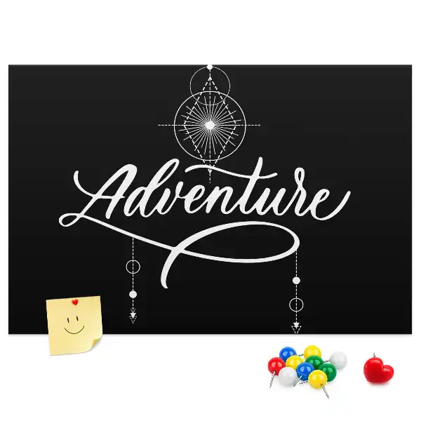 Tableau d’affichage en liège L'heure de l'aventure