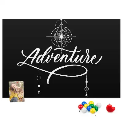 Tableau d’affichage en liège L'heure de l'aventure