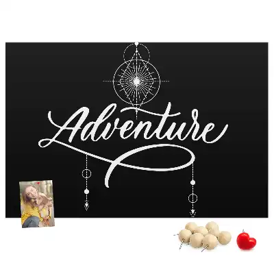 Tableau d’affichage en liège L'heure de l'aventure
