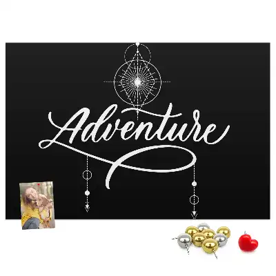 Tableau d’affichage en liège L'heure de l'aventure