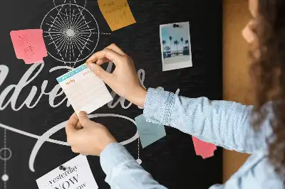 Tableau d’affichage en liège L'heure de l'aventure