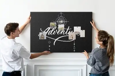 Tableau d’affichage en liège L'heure de l'aventure