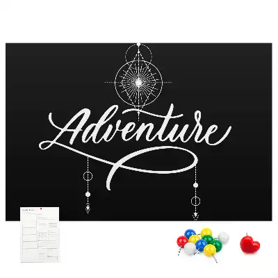 Tableau d’affichage en liège L'heure de l'aventure