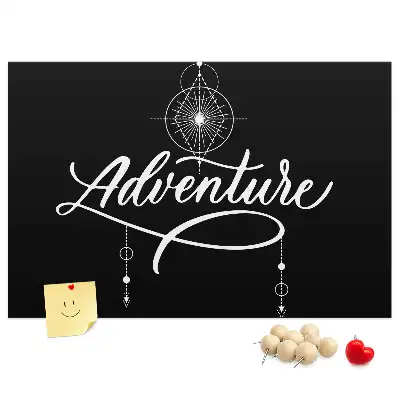 Tableau d’affichage en liège L'heure de l'aventure