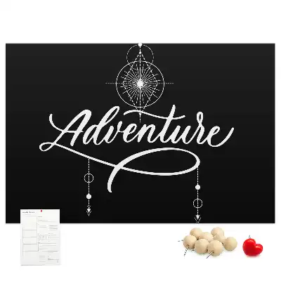 Tableau d’affichage en liège L'heure de l'aventure