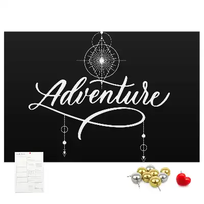 Tableau d’affichage en liège L'heure de l'aventure