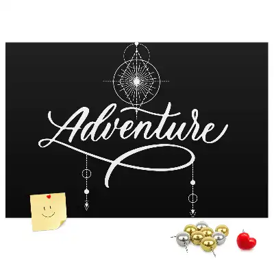 Tableau d’affichage en liège L'heure de l'aventure