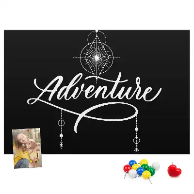 Tableau d’affichage en liège L'heure de l'aventure