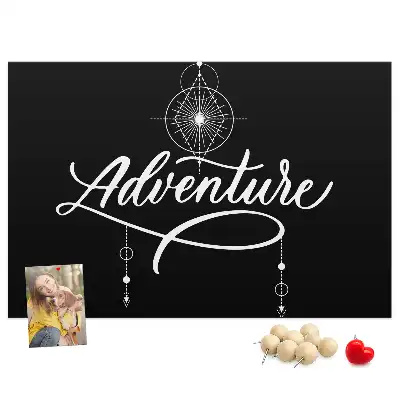 Tableau d’affichage en liège L'heure de l'aventure