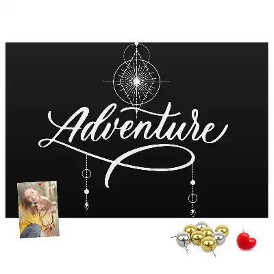 Tableau d’affichage en liège L'heure de l'aventure