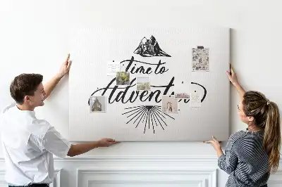 Tableau de liège Affirmation inspirante