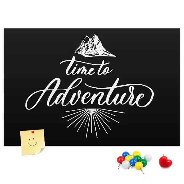 Tableau en liège déco Pensée sur les voyages et les aventures