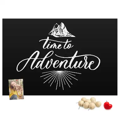 Tableau en liège déco Pensée sur les voyages et les aventures