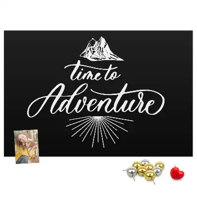 Tableau en liège déco Pensée sur les voyages et les aventures