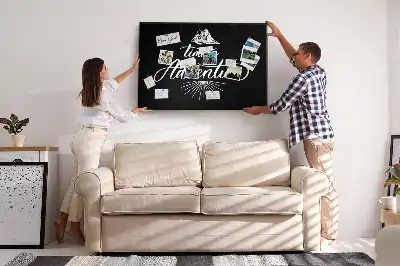 Tableau en liège déco Pensée sur les voyages et les aventures