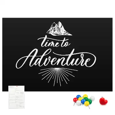 Tableau en liège déco Pensée sur les voyages et les aventures