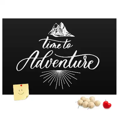 Tableau en liège déco Pensée sur les voyages et les aventures