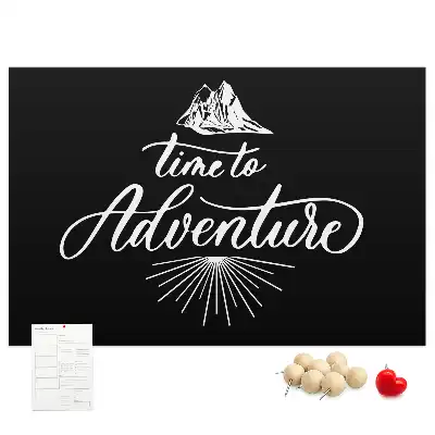 Tableau en liège déco Pensée sur les voyages et les aventures