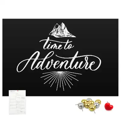 Tableau en liège déco Pensée sur les voyages et les aventures