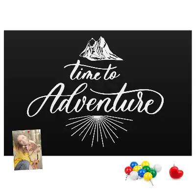 Tableau en liège déco Pensée sur les voyages et les aventures