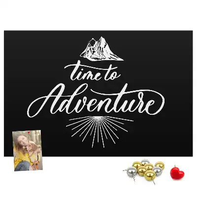 Tableau en liège déco Pensée sur les voyages et les aventures