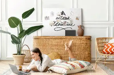 Tableau en liège déco Citation de motivation