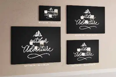 Tableau d’affichage en liège Citation pour voyageur pour le mur