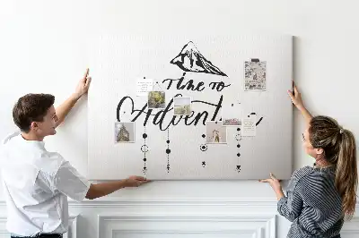 Tableau d’affichage en liège Slogan mural inspirant