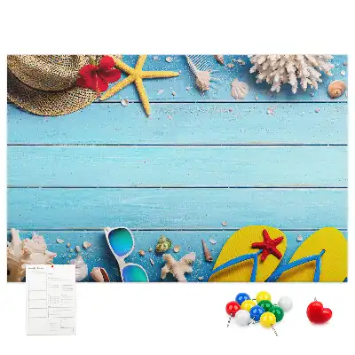 Tableau en liège déco Accessoires de bord de mer décoration