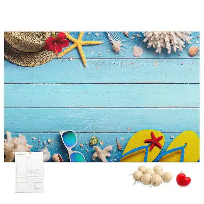 Tableau en liège déco Accessoires de bord de mer décoration