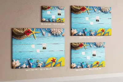 Tableau en liège déco Accessoires de bord de mer décoration
