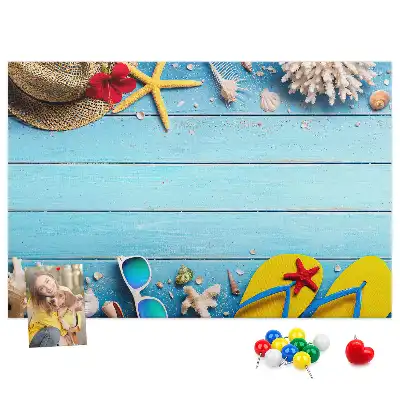 Tableau en liège déco Accessoires de bord de mer décoration
