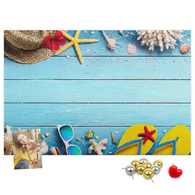 Tableau en liège déco Accessoires de bord de mer décoration