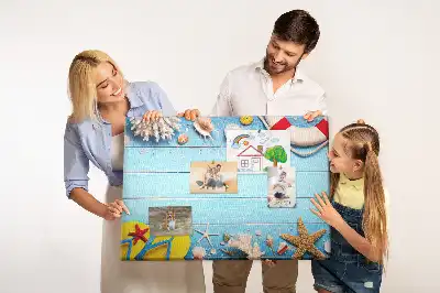 Tableau d’affichage en liège Attributs maritimes mer