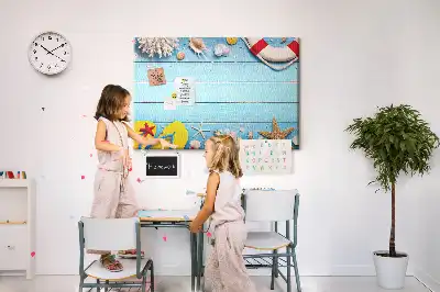 Tableau d’affichage en liège Attributs maritimes mer