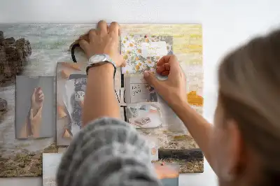 Tableau en liège déco Texte de motivation