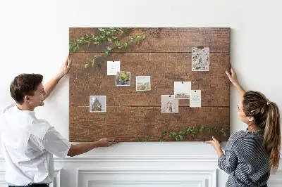 Tableau de liège Bois rustique