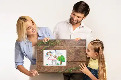 Tableau de liège Bois rustique
