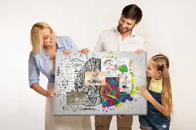 Tableau en liège déco Motif psychologique de pensée