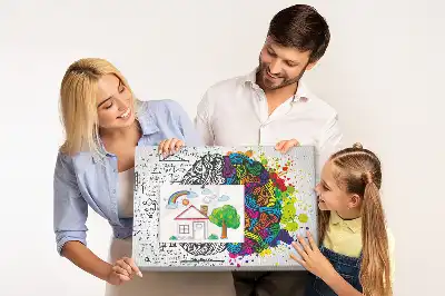 Tableau en liège déco Motif psychologique de pensée