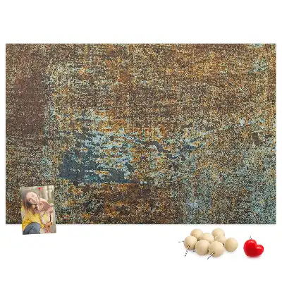 Tableau de liège Rouille sur métal