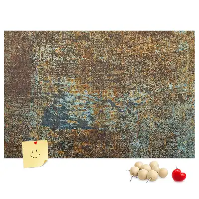 Tableau de liège Rouille sur métal