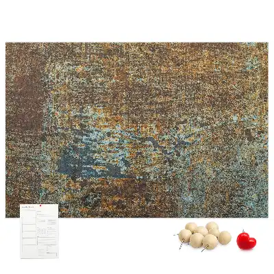 Tableau de liège Rouille sur métal