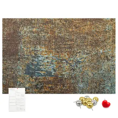 Tableau de liège Rouille sur métal